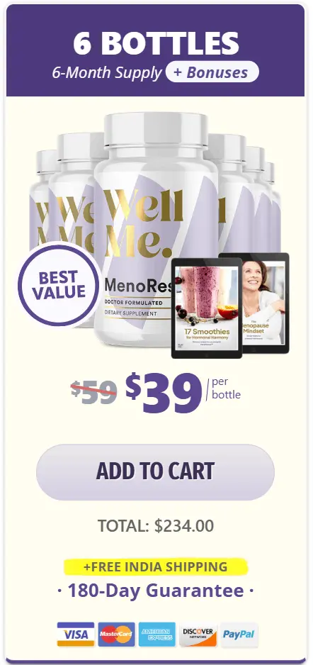 MenoRescue offer package price